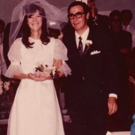 Sheila Carrasco's parents Oscar and Joyce Carrsco's wedding picture.